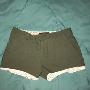 olive green shorts from agaci